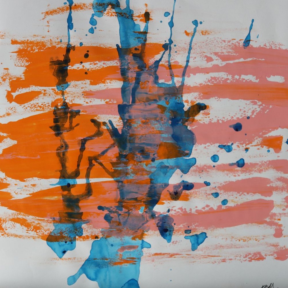 NOT FOR SALE❌❌❌ABSTRACT WATER COLOR ART BY KARTER KOHLER